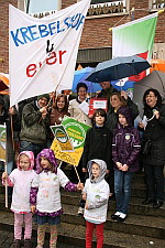 Frühjahr 2012: Das Aktionsbündis demonstrierte vor dem Rathaus