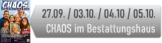 Dramatische mit "Chaos im Bestattungshaus"