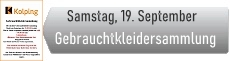 Kolping - Gebrauchtkleidersammlung