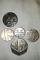 Wappen auf britischen Pfund, Mnzen